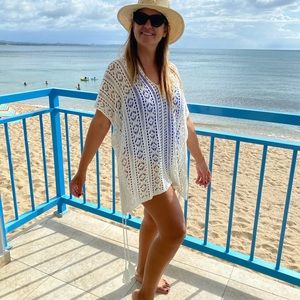 Crochet Swimsuit Beach Bikini Cover Up